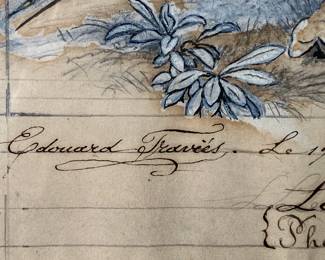 Edouard Traviès, Study of a Pheasant, 1841