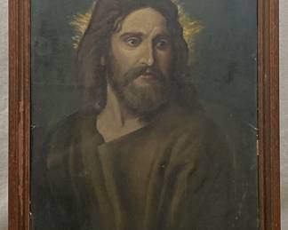 Oil Painting of Jesus by T. Emile Dodamead