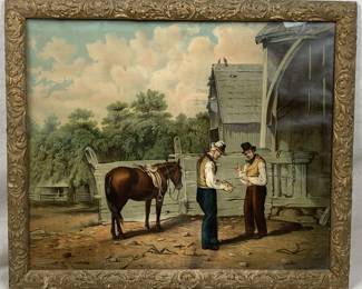 William Sidney Mount, Bargaining for a Horse, Print