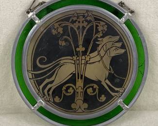 Celtic Stained Glass Suncatcher