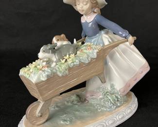 Lladro “A Barrow of Fun” Porcelain Figurine