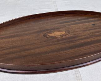 Mahogany Inlaid Butler’s Tray