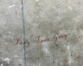 Large Royal Vienna Portrait Plaque of Lady Jane Grey by Dressel
