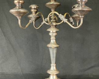 Silverplate Candelabra