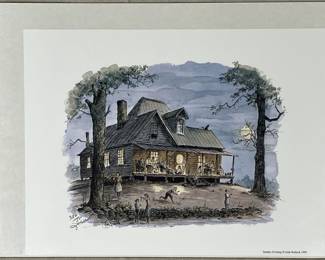 Hand-Signed John Kollock Print, Sunday Evening