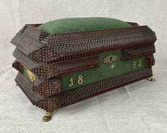 19th Century Tramp Art Box (Closed)