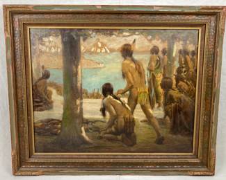 George Reid, The Coming of the White Man, Print