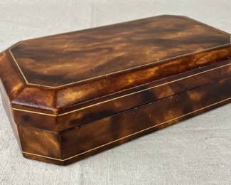 Italian Leather Jewelry Box