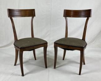 Italian Klismos Style Fruitwood Chairs