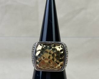 John Handy Sterling and 22K Ring