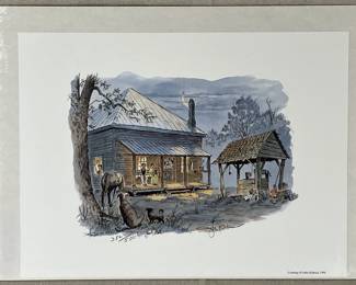 Hand-Signed John Kollock Print, Courting