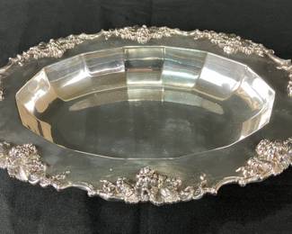 English Silverplate Serving Bowl