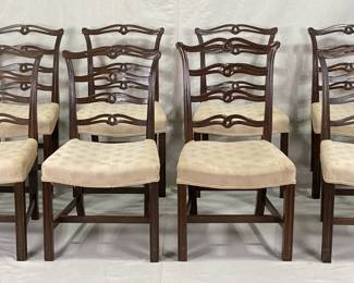 Chippendale Style Ribbon Back Chairs