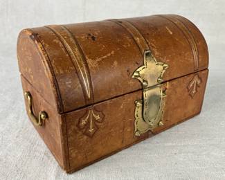 Italian Tooled Leather Box