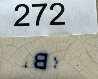 Blue Transferware Jardinière