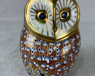 Royal Crown Derby Owl Figurine