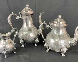 Silverplate Tea Service Assortment
