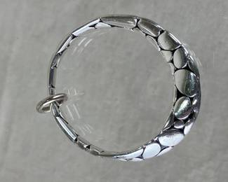 John Hardy–Style Sterling Silver Pebble Pendant