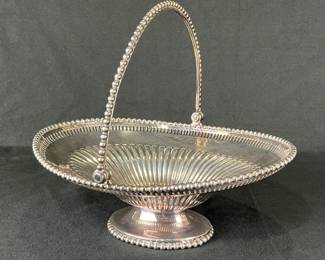 Rogers Smith & Co. Handled Silverplate Basket