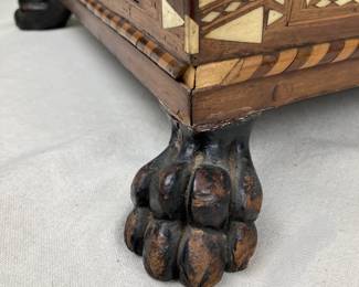 Highly Inlaid 19th Century Game Cabinet