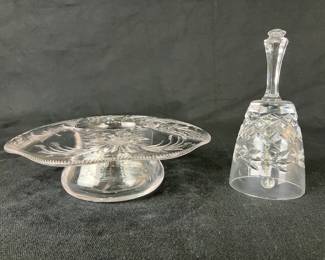 Decorative Glassware Pair