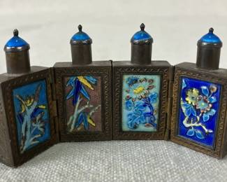 Chinese Cloisonné Snuff Bottles