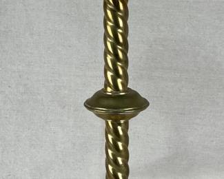 Brass Gothic Revival Candlestick