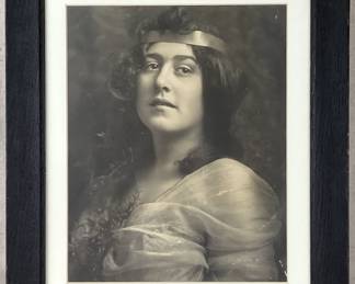 Early 20th Century Cyko Photo Print Portrait