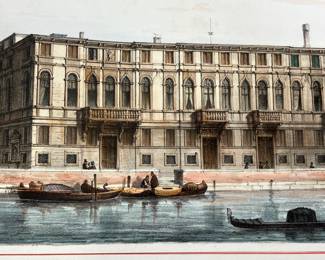 Joseph Kier “Venice” Portfolio of Hand-Colored Lithographs