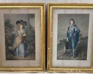 Pair of 19th Century Engravings, Dated 1870