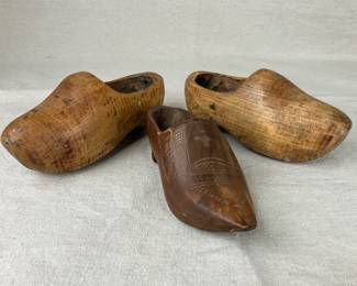 Hand-Carved Wooden Clogs