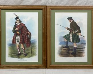 R.R. McIan, Four Scottish Highland Clan Lithographs