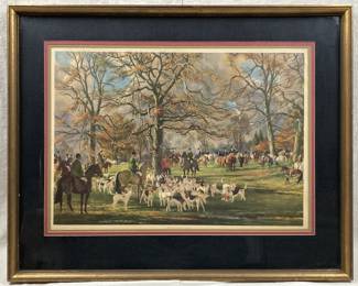 Thomas La Fontaine, The Beaufort Hunt, Print
