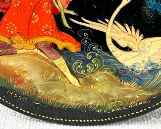 Four Russian Lacquer Boxes