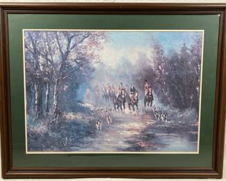 Pritchard, Equestrian Hunt, Print