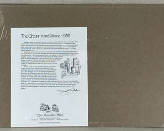 Hand-Signed John Kollock Print, The Cross-Road Store
