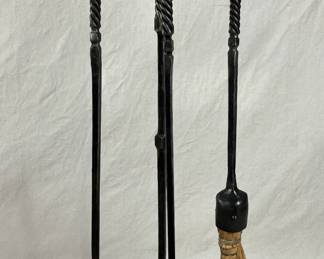 Wrought Iron Fire Tools