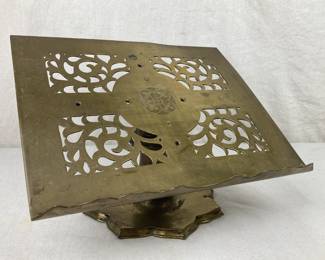 19th Century Brass Bible Stand