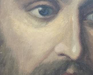 Oil Painting of Jesus by T. Emile Dodamead