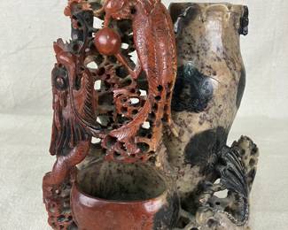 Chinese Carved Soapstone Sculpture