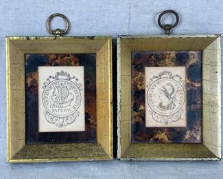 Two Classical Motif Lithographs