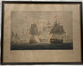 W.J. Huggins, The Defeat of the Squadron of Don Miguel, 1833