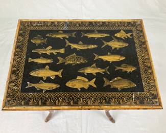 English Bamboo Tired Table