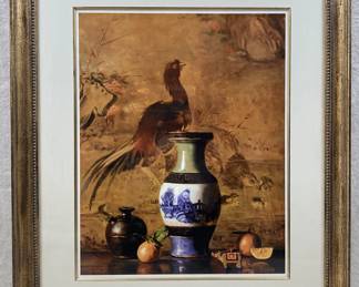 Chinese Still Life of Vase, Print