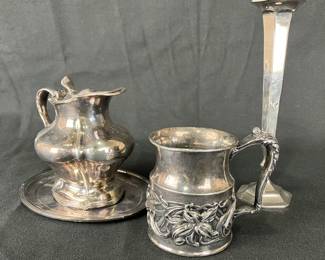 Silverplate Assortment Including Meriden Co.