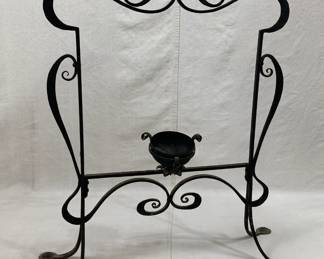 Art Nouveau Wrought Iron Plant Stand