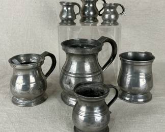 Seven Pewter Measures