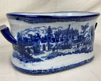 Chinoiserie Foot Bath Basin Planter
