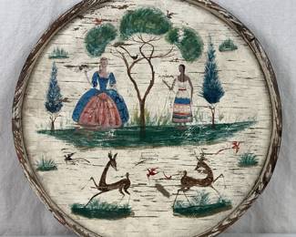 Folk Art Tray