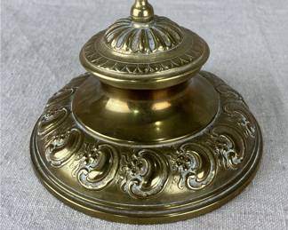 Brass Inkwell